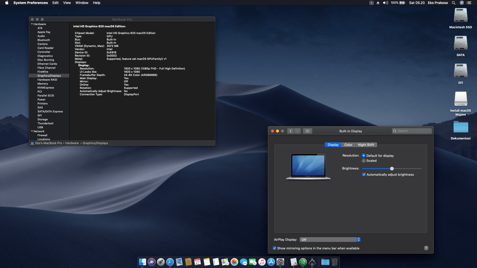 HP Pavilion 14 BF002TX [Intel HD 620] 6